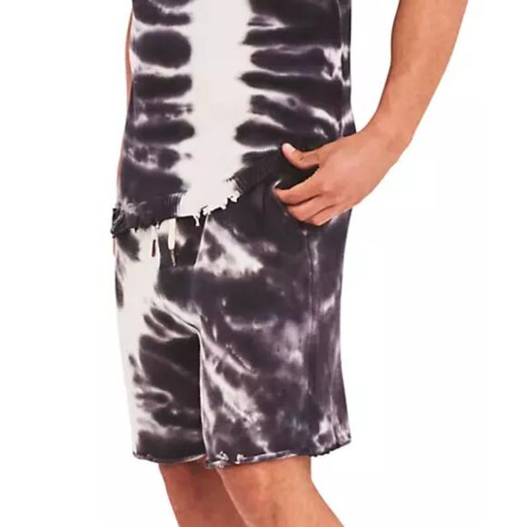 Ser.o.ya Randell Shorts in Black & White Tie Dye NWT Size Small - Picture 2 of 4